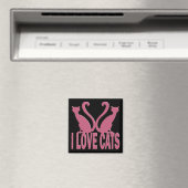 I LIEBE CATS MAGNET (In Situ (Geschirrspüler))