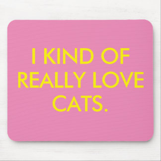 I Liebe Cats Maus Pad Mousepad