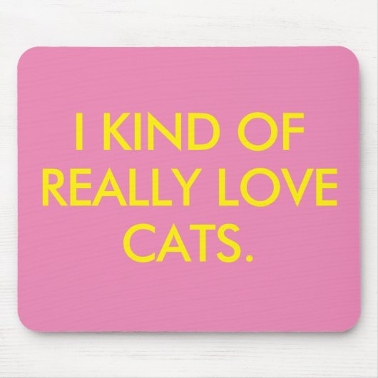 I Liebe Cats Maus Pad Mousepad (Vorne)