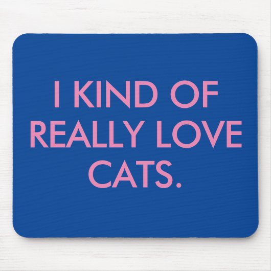 I Liebe Cats Maus Pad Mousepad (Vorne)