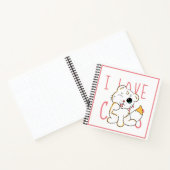 I Liebe Cats - Niedlich Zeichnend Notebook Notizblock (Innenseite)