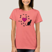 I Liebe Cats Shirt (Vorderseite)