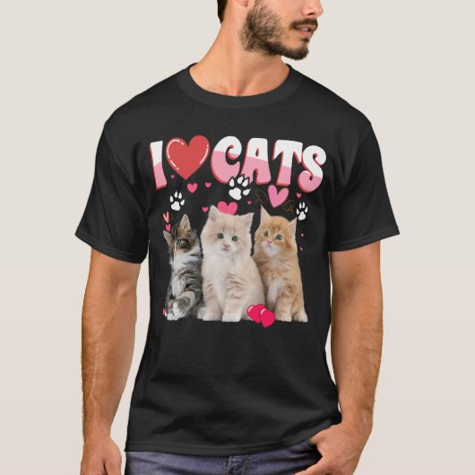 I Liebe Cats Shirt Cat lover T-Shirt - I Liebe Kät (Vorderseite)
