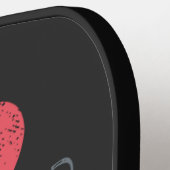 I Liebe Caulk Bauarbeiter Pickleball Schläger (Linke Seite)