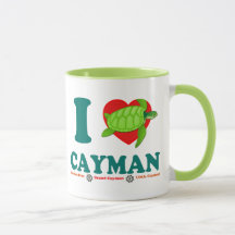 I Liebe Cayman Caribbean Style Souvenir