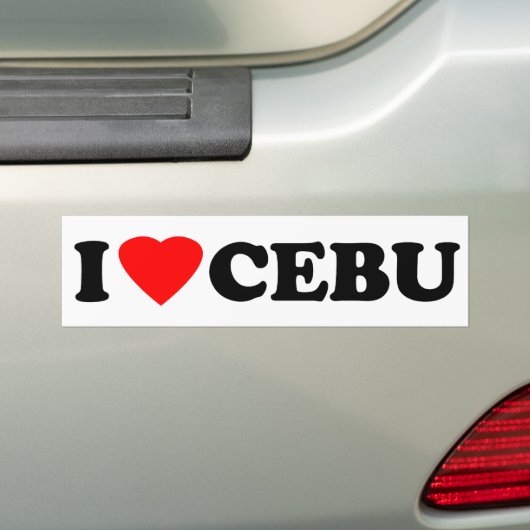 I Liebe Cebu Autoaufkleber (Auf Auto)