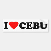 I Liebe Cebu Autoaufkleber (Vorne)