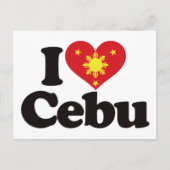 I Liebe Cebu Postkarte (Vorderseite)