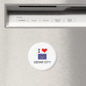 I Liebe Cedar City Utah Magnet (In Situ (Geschirrspüler))