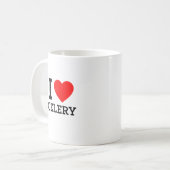 I Liebe Celery Kaffeetasse (Vorderseite Links)