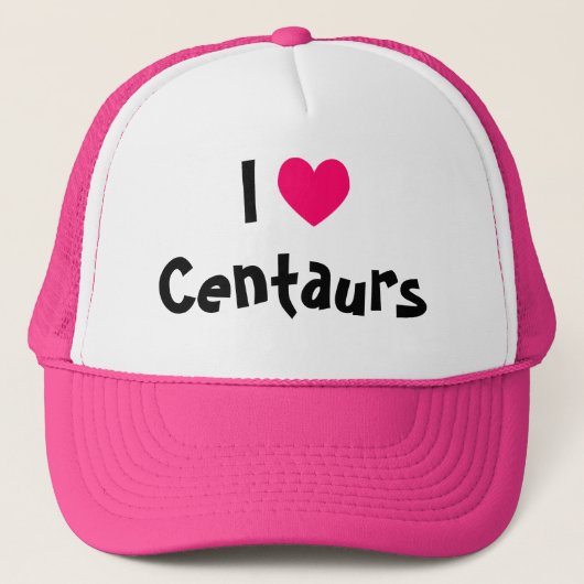 I Liebe Centaurs Truckerkappe (Vorderseite)