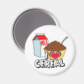 I LIEBE CEREAL MAGNET (Vorderseite/Rückseite)