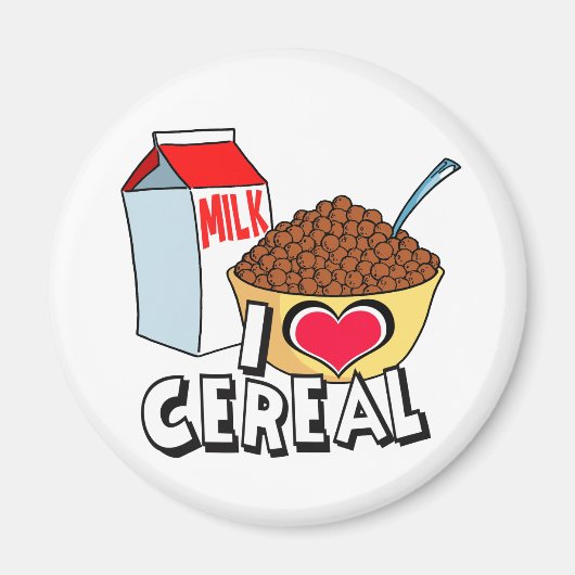 I LIEBE CEREAL MAGNET (Vorne)