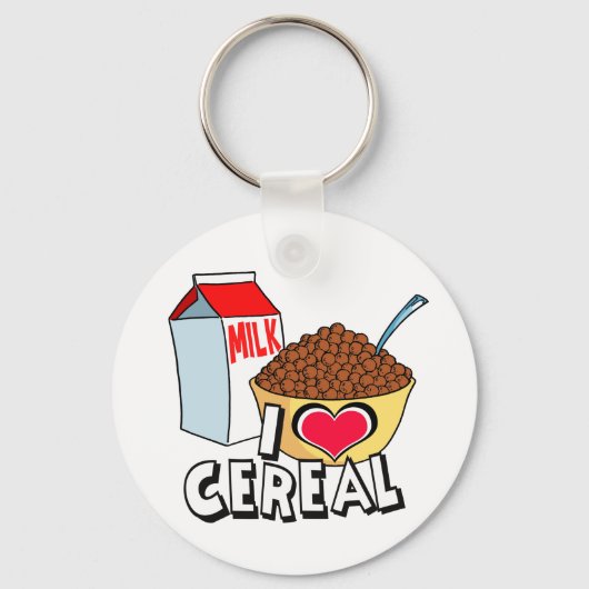 I LIEBE CEREAL SCHLÜSSELANHÄNGER (Vorderseite)