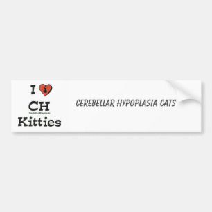 I Liebe CH-Kätzchen-Autoaufkleber Autoaufkleber