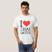 I Liebe chai latte T-Shirt (Vorne ganz)
