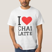 I Liebe chai latte T-Shirt (Vorderseite)