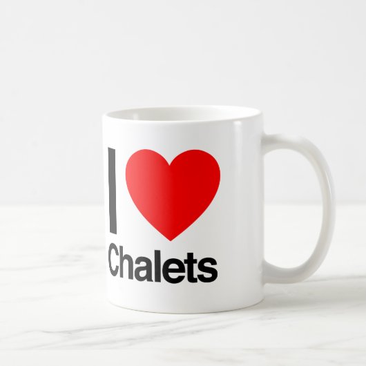 i Liebe Chalets Kaffeetasse (Rechts)