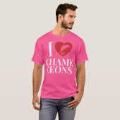 I Liebe Chameleons Veiled Panther Chamaeleonidae C T-Shirt (Vorne ganz)