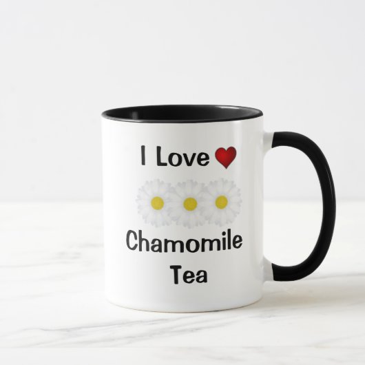 I Liebe Chamomile Tea Cup & Customizable Tasse (Rechts)