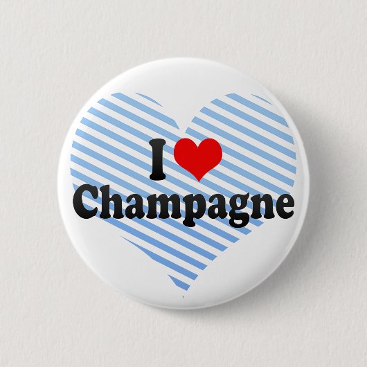 I Liebe Champagne Button (Vorderseite)