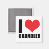 I Liebe Chandler Magnet (Vorderseite/Rückseite)