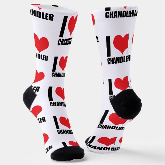 I Liebe Chandler Socken (Gewinkelt)