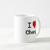 I Liebe Change I Heart Fun Manager Quotierstelle Kaffeetasse (VorderseiteRechts)