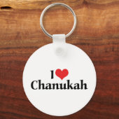 I Liebe Chanukah Schlüsselanhänger (Vorderseite)