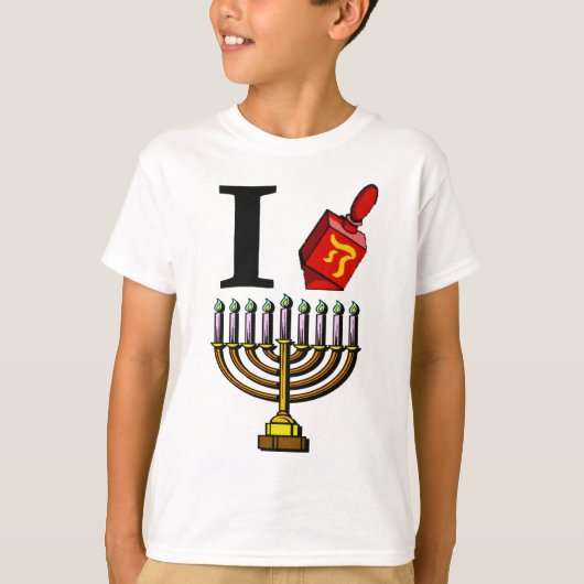 I Liebe Chanukah Shirt (Vorderseite)