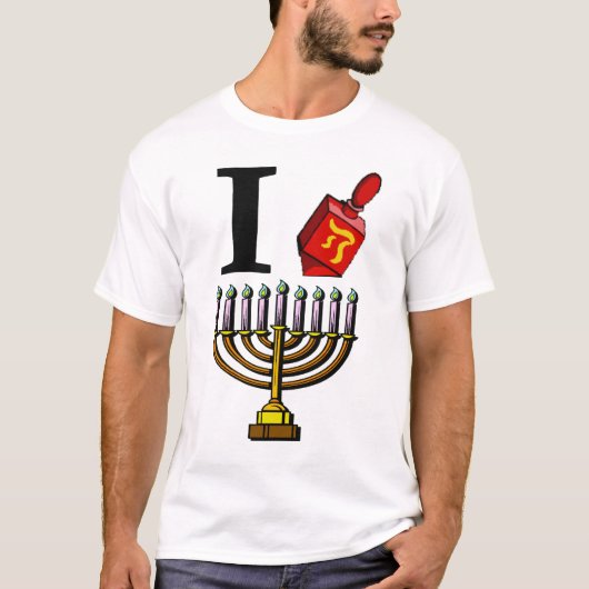 I Liebe Chanukah Shirt (Vorderseite)