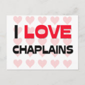 I LIEBE CHAPLAINE POSTKARTE (Vorderseite)