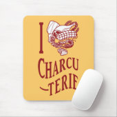 I Liebe Charcuterie Mousepad (Mit Mouse)