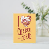 I Liebe Charcuterie Postkarte (Stehend Vorderseite)