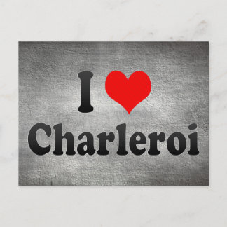 I Liebe Charleroi, Belgien Postkarte