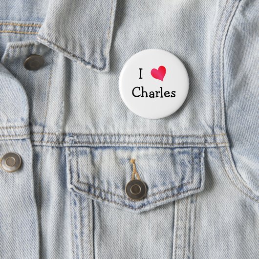 I Liebe Charles Button (Beispiel)