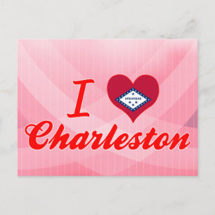 I Liebe Charleston, Arkansas Postkarte
