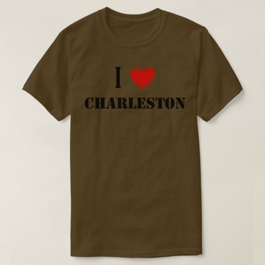 I Liebe Charleston T-Shirt (Design vorne)