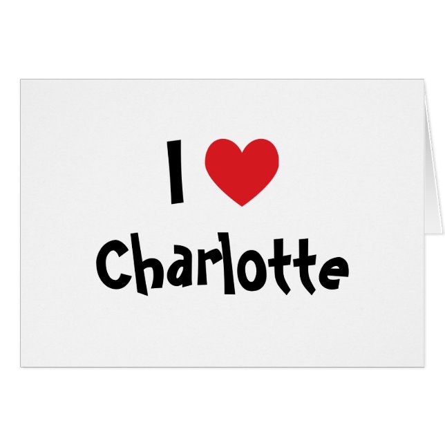I Liebe Charlotte (Vorderseite (Horizontal))