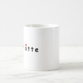 I Liebe Charlotte Kaffeetasse (Mittel)