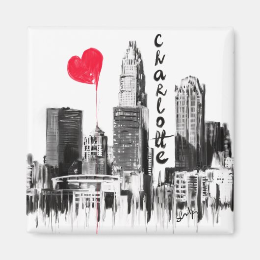 I Liebe Charlotte Magnet (Vorne)