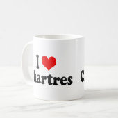 I Liebe Chartres, Frankreich Kaffeetasse (Vorderseite Links)