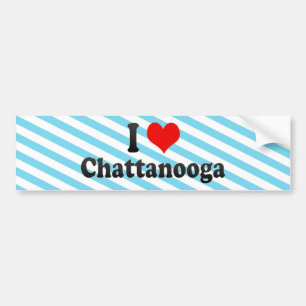 I Liebe Chattanooga, Vereinigte Staaten Autoaufkleber