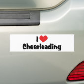 I Liebe Cheerleader Autoaufkleber (Auf Auto)
