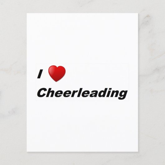 I Liebe Cheerleader Flyer (Vorne)