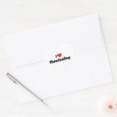I Liebe Cheerleader Herz-Aufkleber (Umschlag)