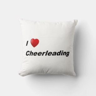 I Liebe Cheerleader Kissen