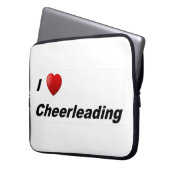 I Liebe Cheerleader Laptopschutzhülle (Vorderseite Links)