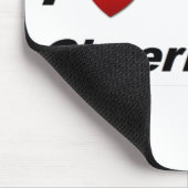 I Liebe Cheerleader Mousepad (Ecke)
