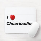 I Liebe Cheerleader Mousepad (Mit Mouse)